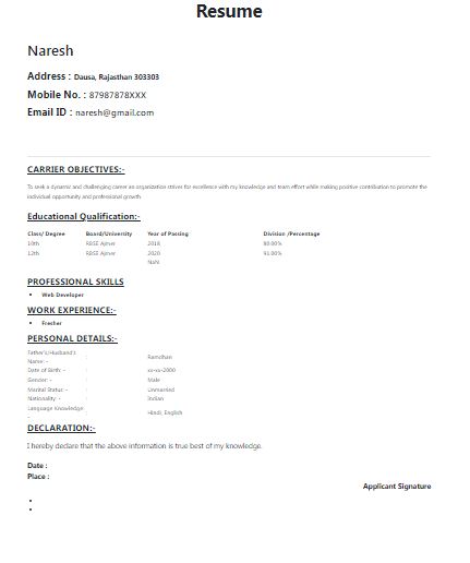 resume-html-code-with-css-how-to-download-html-resume-using-html-and