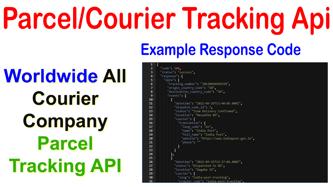 Worldwide All Courier Company Parcel Tracking API